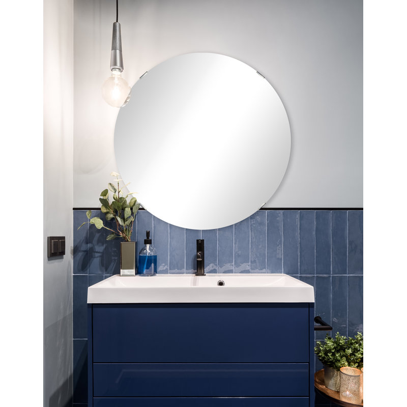 AllModern Amie Glam Frameless Vanity Mirror & Reviews Wayfair